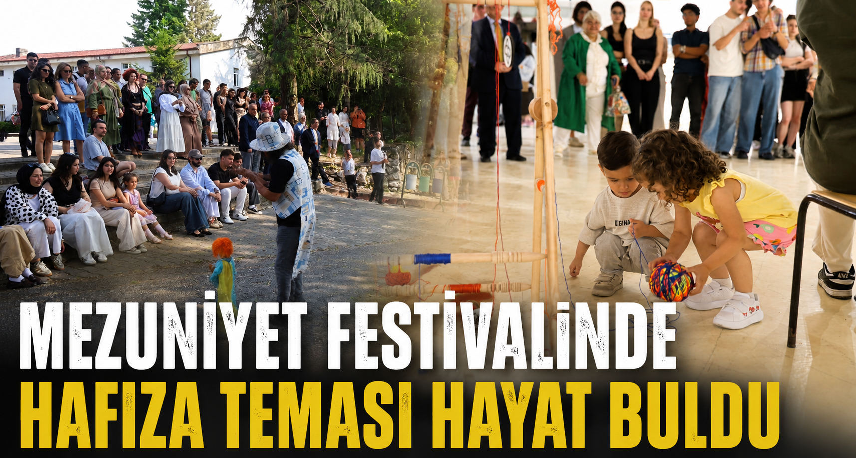 Mezuniyet festivalinde hafıza teması hayat buldu