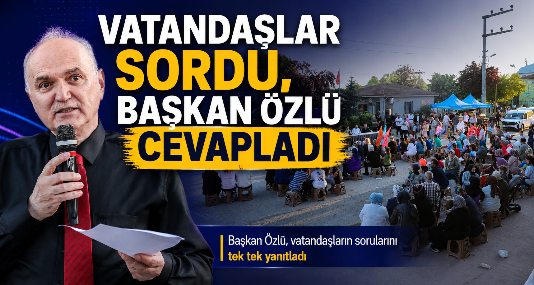 Vatandaşlar Sordu, Başkan Özlü Cevapladı