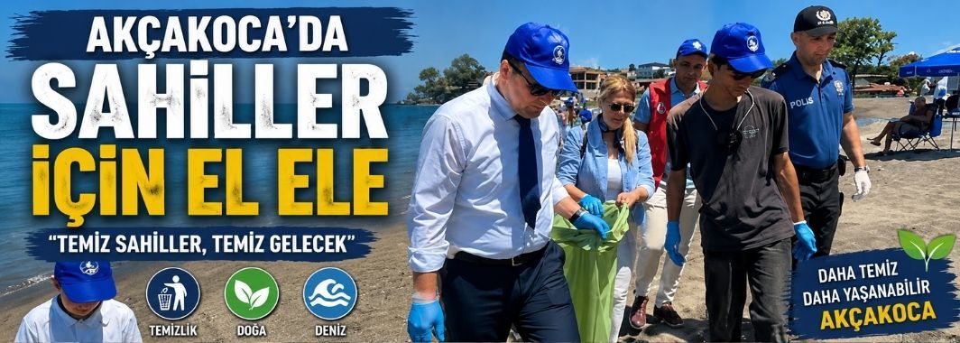 Akçakoca'da Sahiller İçin El Ele