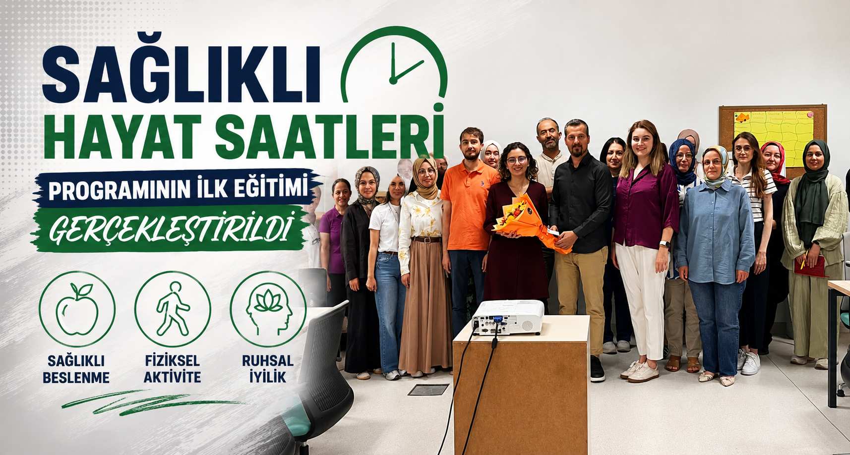 “Sağlıklı Hayat Saatleri” Programının İlk Eğitimi Gerçekleştirildi