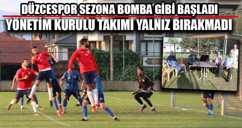 Düzcespor 3. Hazırlık Karşılaşmasını Gerçekleştirdi