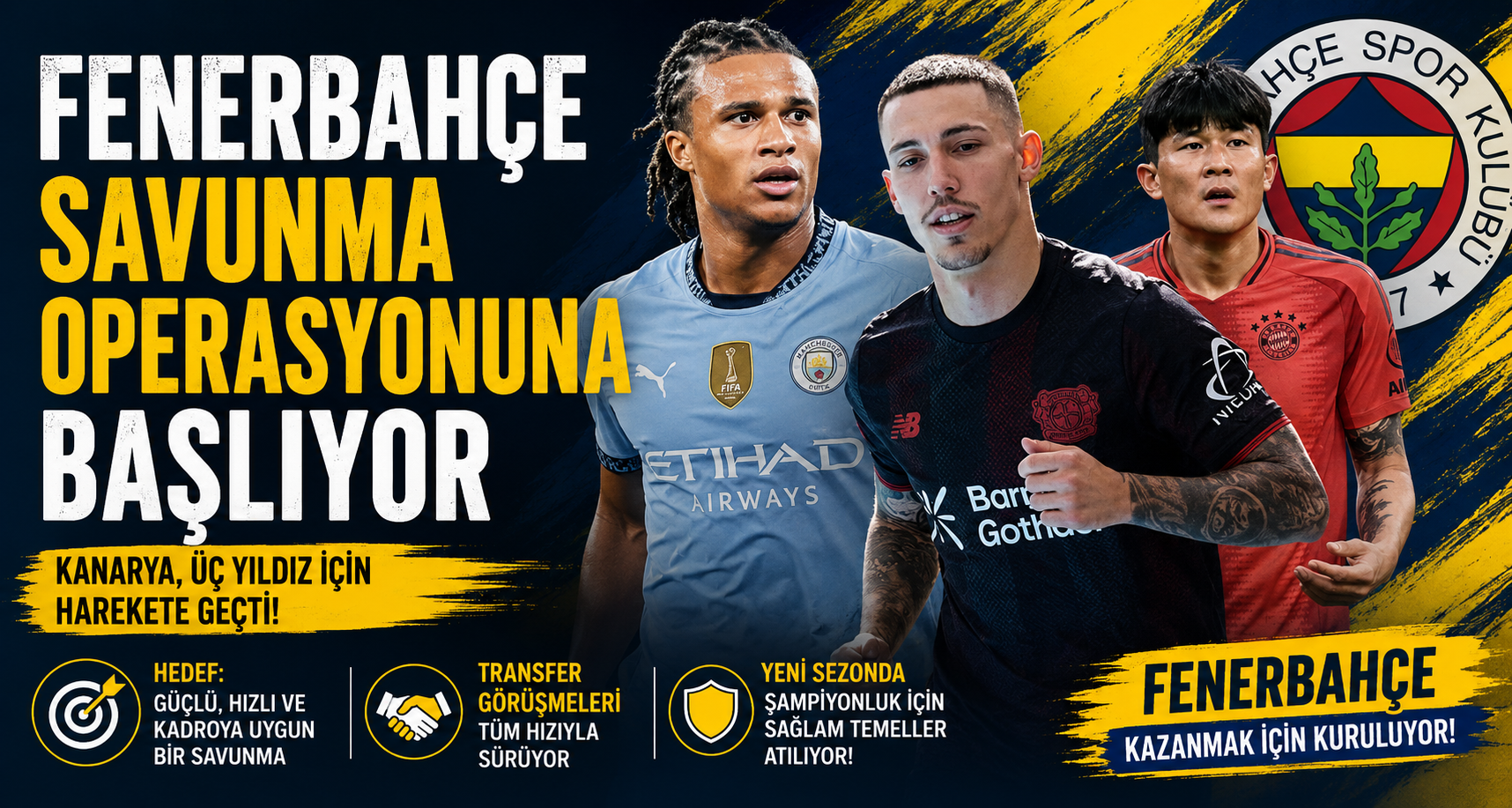 Fenerbahçe savunma operasyonuna başlıyor