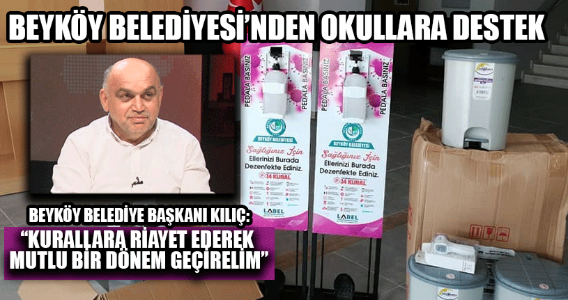 Beyköy Belediyesi’nden Okullara Destek