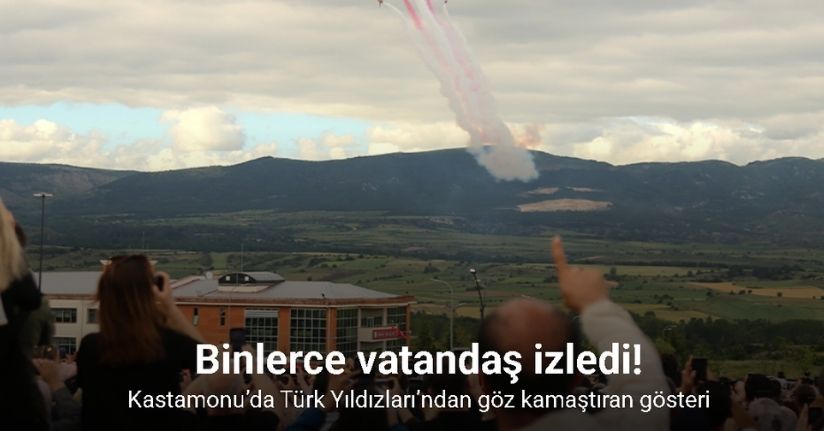 Türk Yıldızları’ndan göz kamaştıran gösteri: Binlerce vatandaş izledi