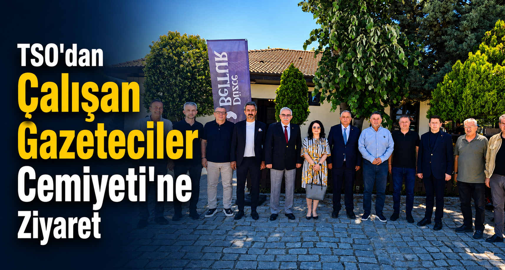 TSO'dan Çalışan Gazeteciler Cemiyeti'ne Ziyaret