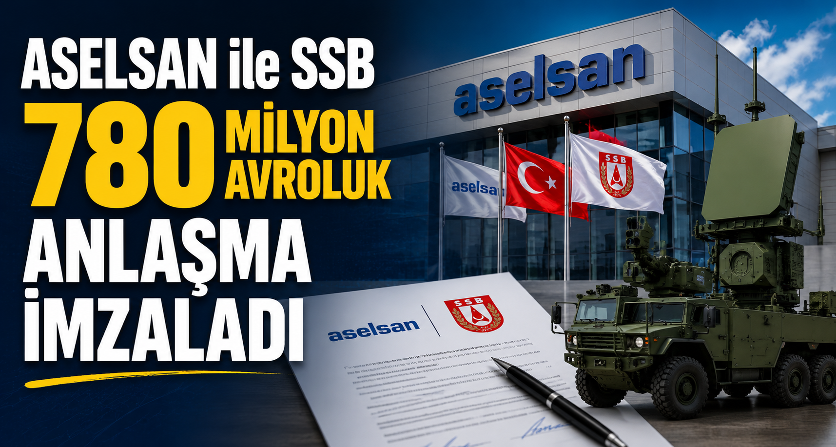 Aselsan ile SSB 780 milyon avroluk anlaşma imzaladı