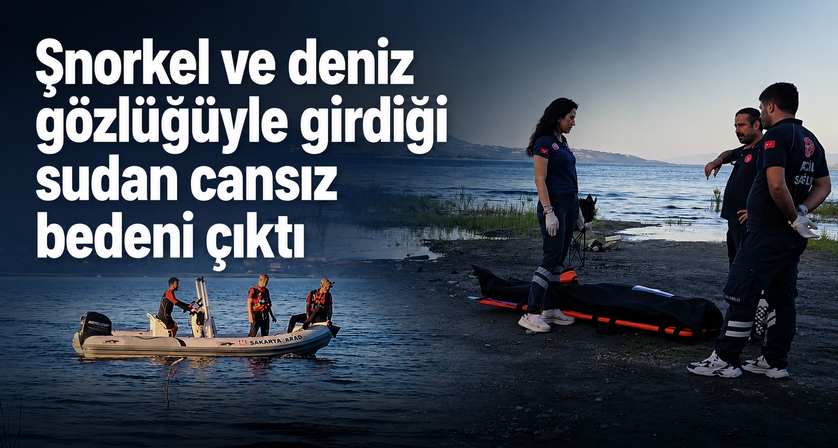 Şnorkel Ve Deniz Gözlüğüyle Girdiği Sudan Cansız Bedeni Çıktı