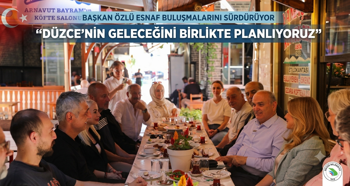Başkan Özlü Esnaf Buluşmalarını Sürdürüyor