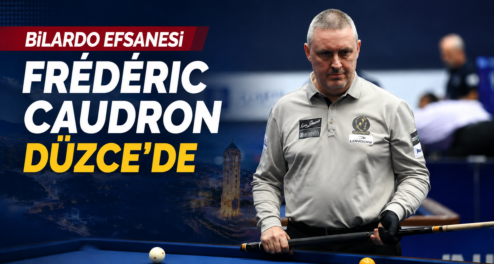 Bilardo Efsanesi Frédéric Caudron Düzce'de