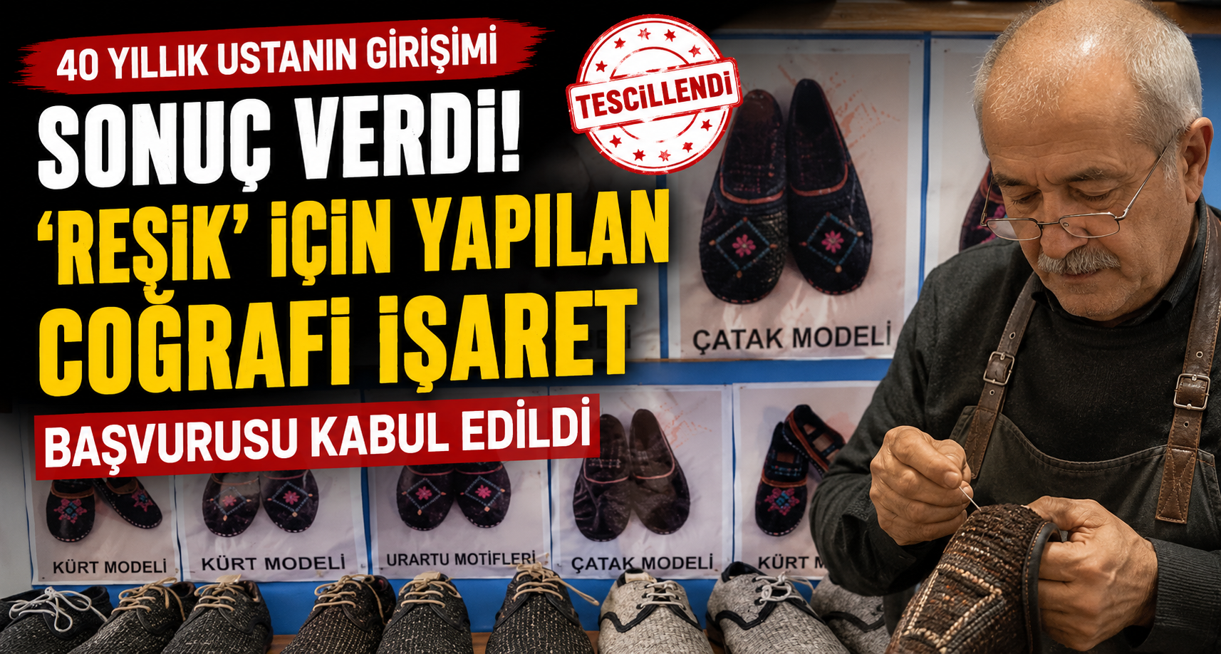  40 yıllık ustanın girişimi sonuç verdi; 'reşik' için yapılan coğrafi işaret başvurusu kabul edildi