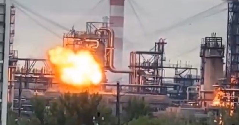Moskova'da petrol rafinerisine İHA saldırısı