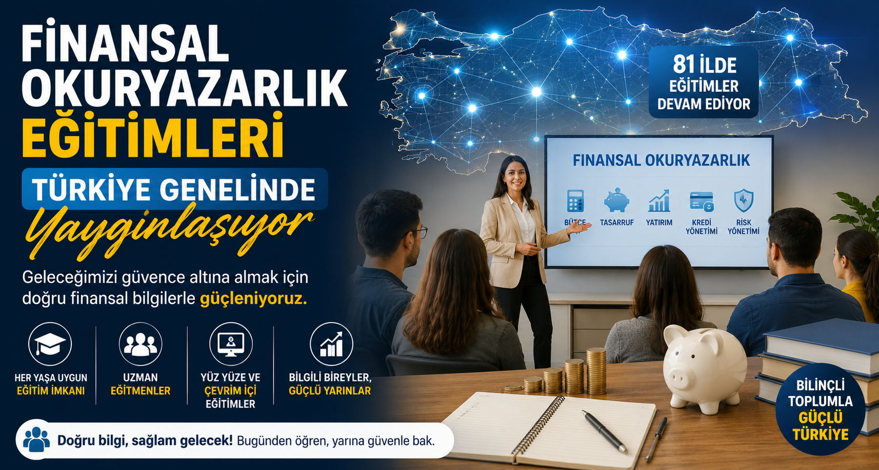 Finansal okuryazarlık eğitimleri Türkiye genelinde yaygınlaşıyor