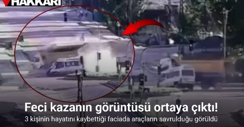 Yüksekova’daki feci kazanın görüntüleri ortaya çıktı
