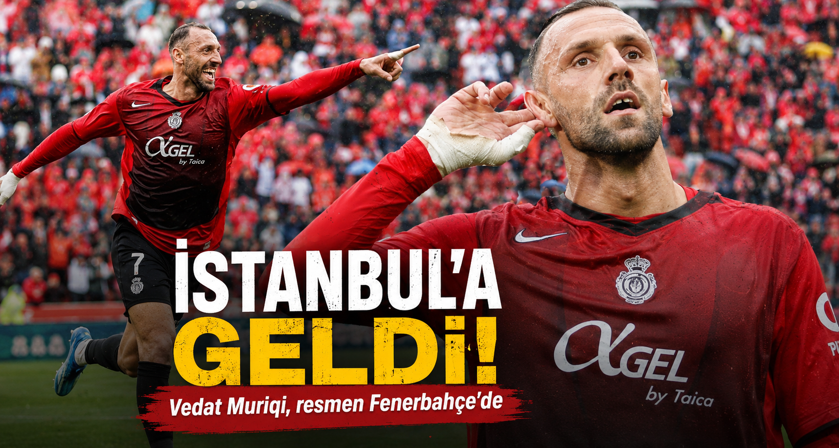 Fenerbahçe’nin yeni transferi Vedat Muriqi İstanbul’a geldi