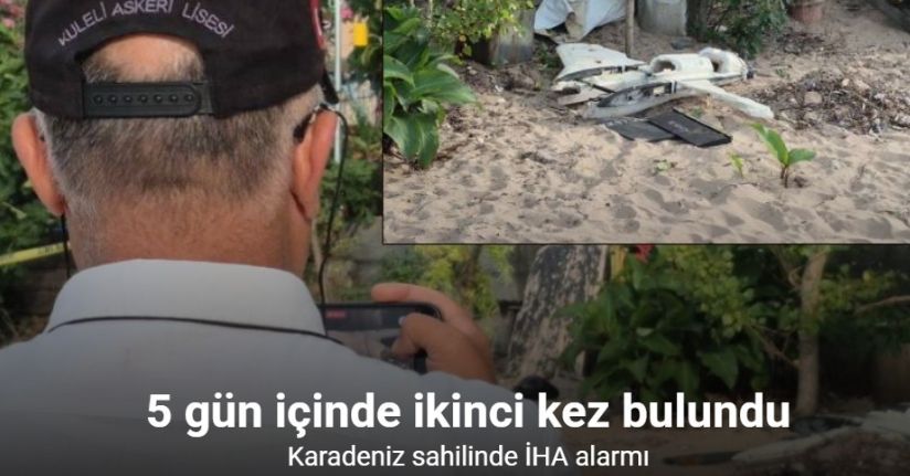 Bartın’da 5 gün içinde ikinci insansız hava aracı bulundu
