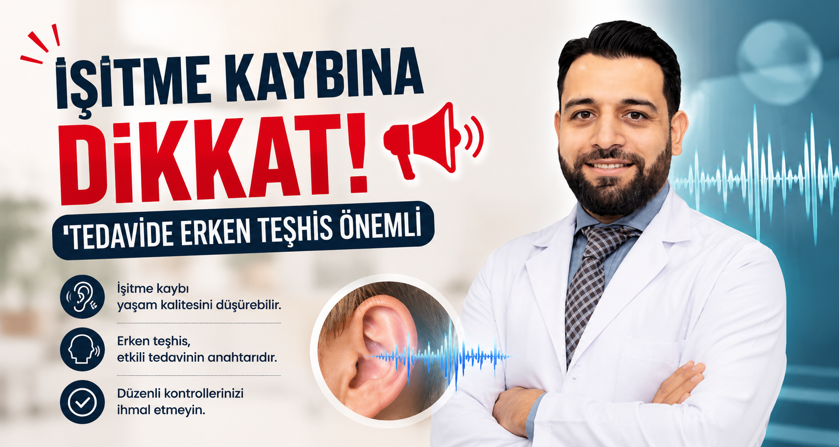 İşitme kaybına dikkat, tedavide erken teşhis önemli