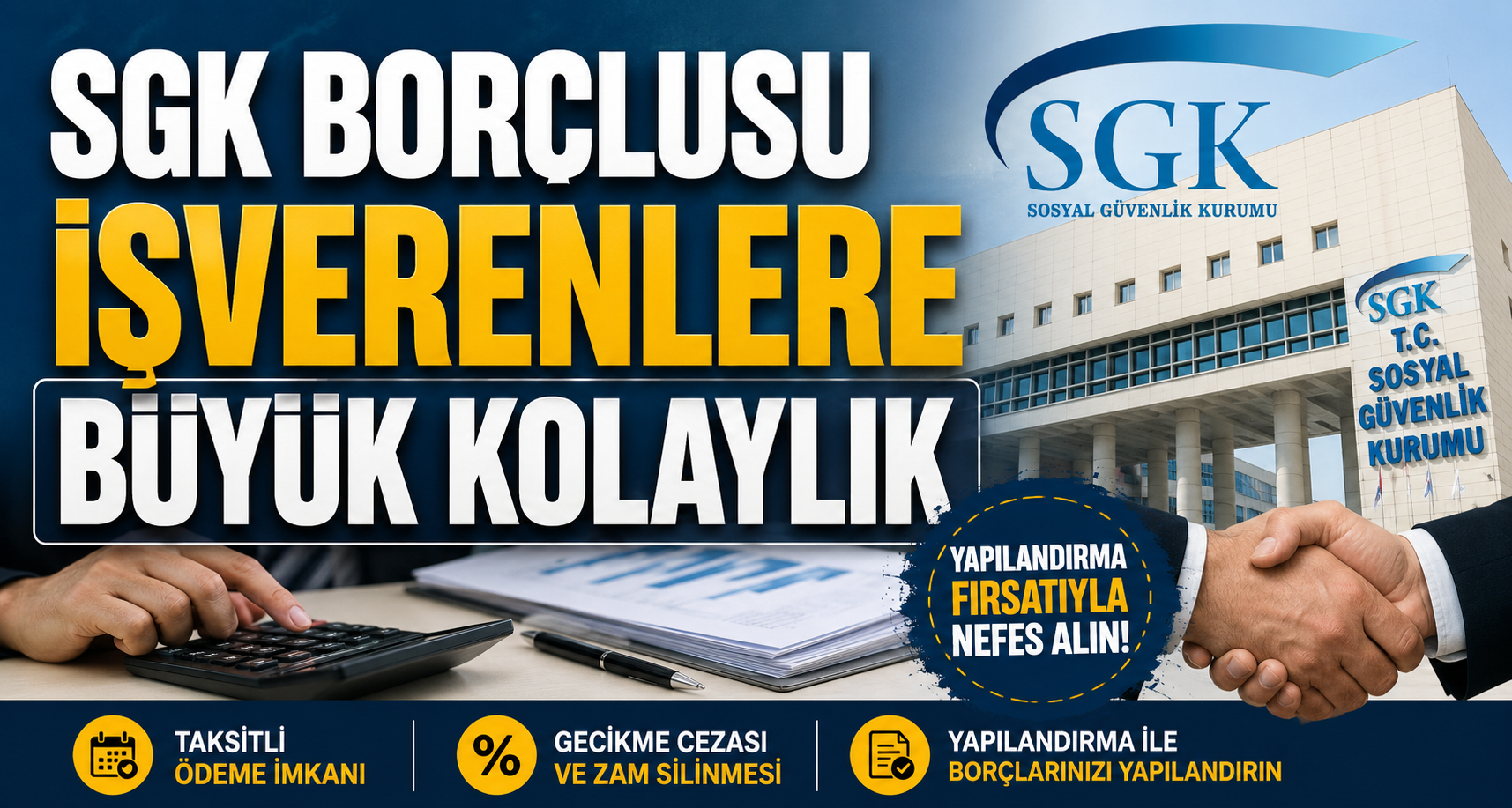 SGK Borçlusu İşverenlere Büyük Kolaylık
