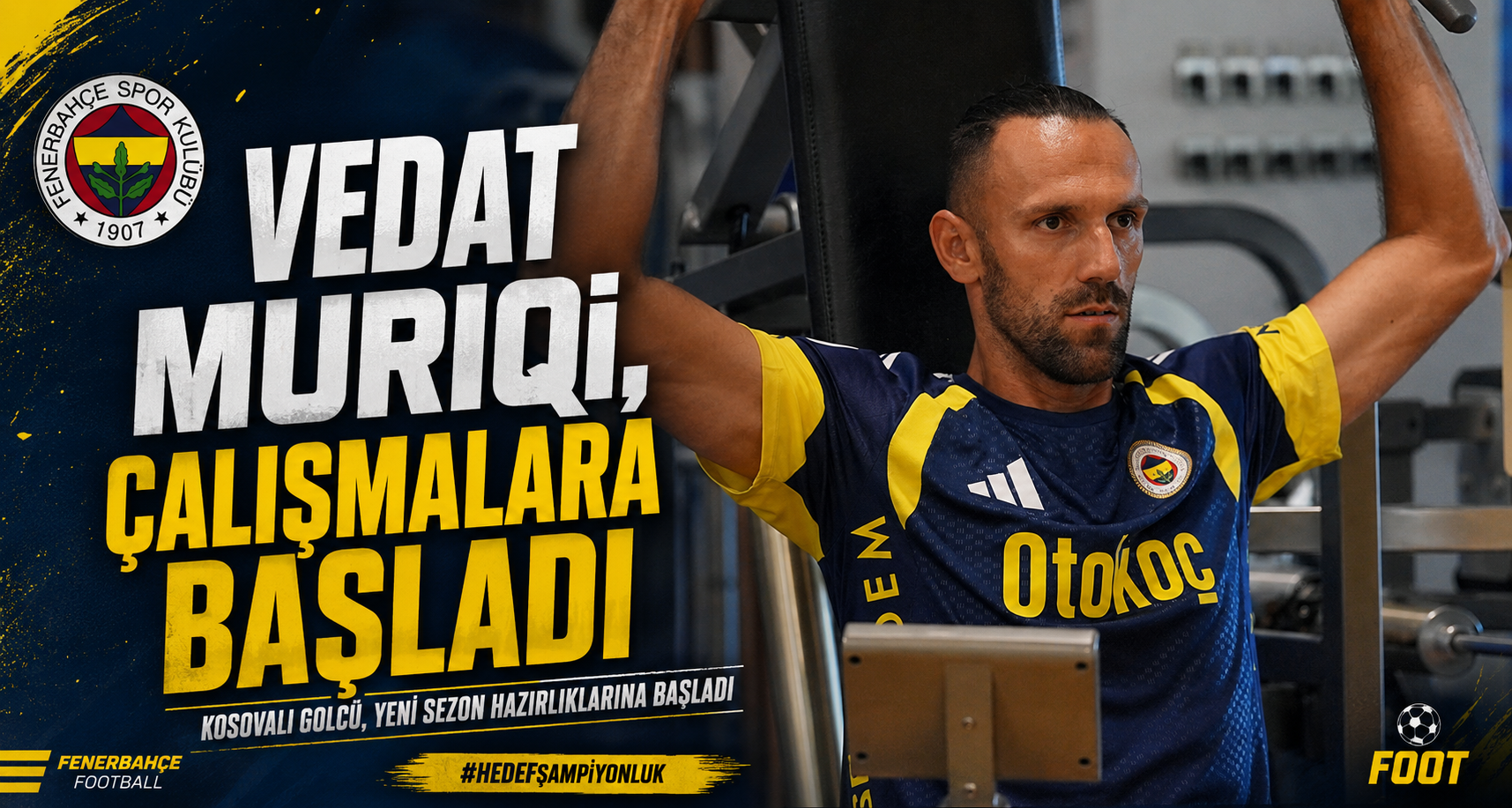 Vedat Muriqi, çalışmalara başladı