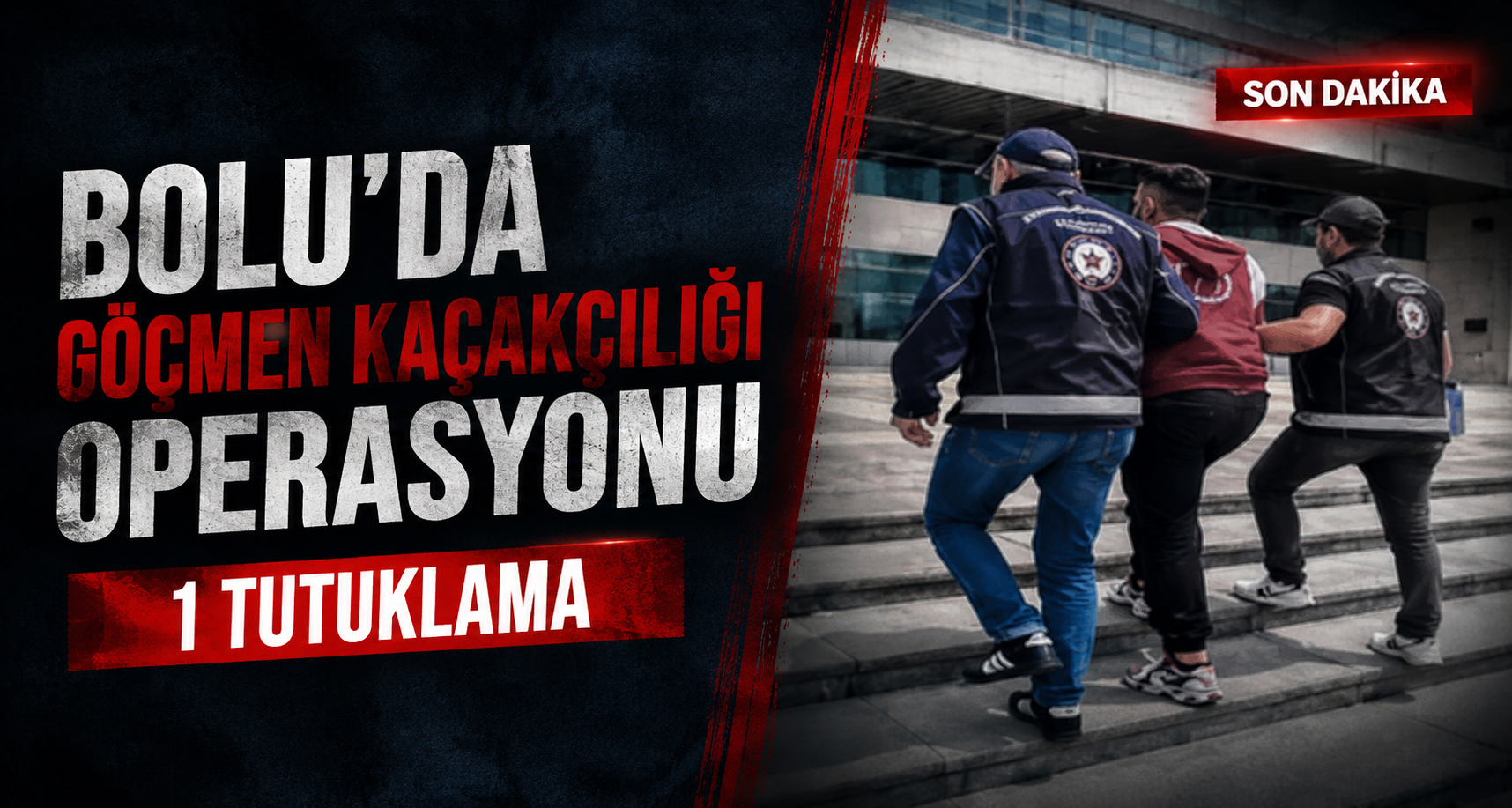 Bolu’da göçmen kaçakçılığı operasyonu: 1 tutuklama