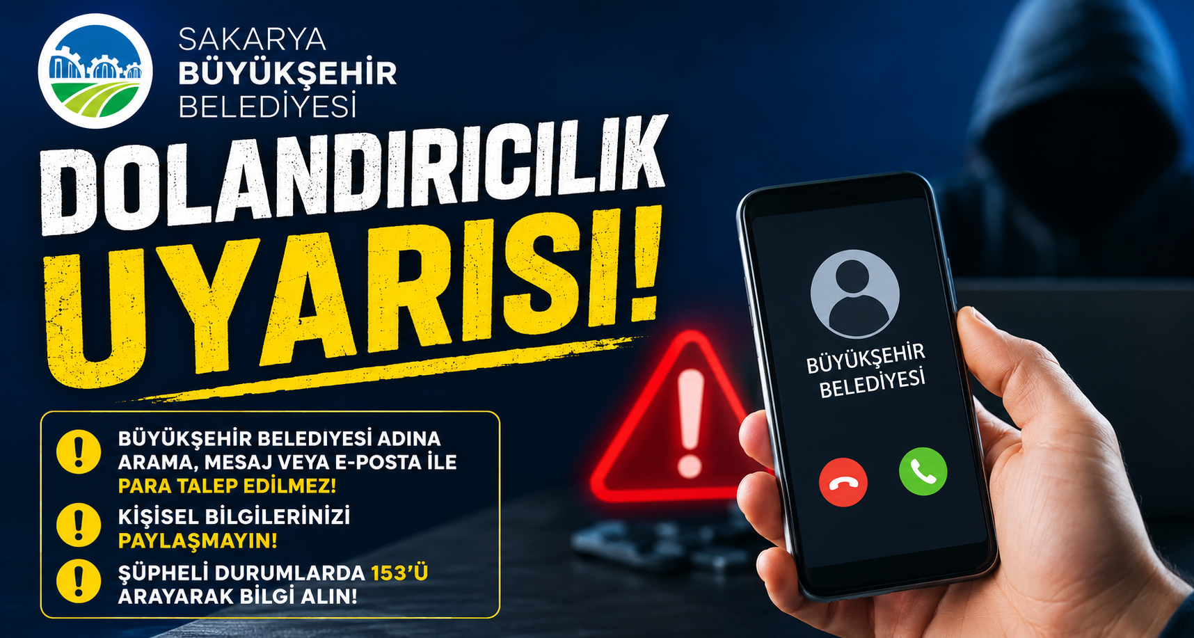 Büyükşehir’den dolandırıcılık uyarısı
