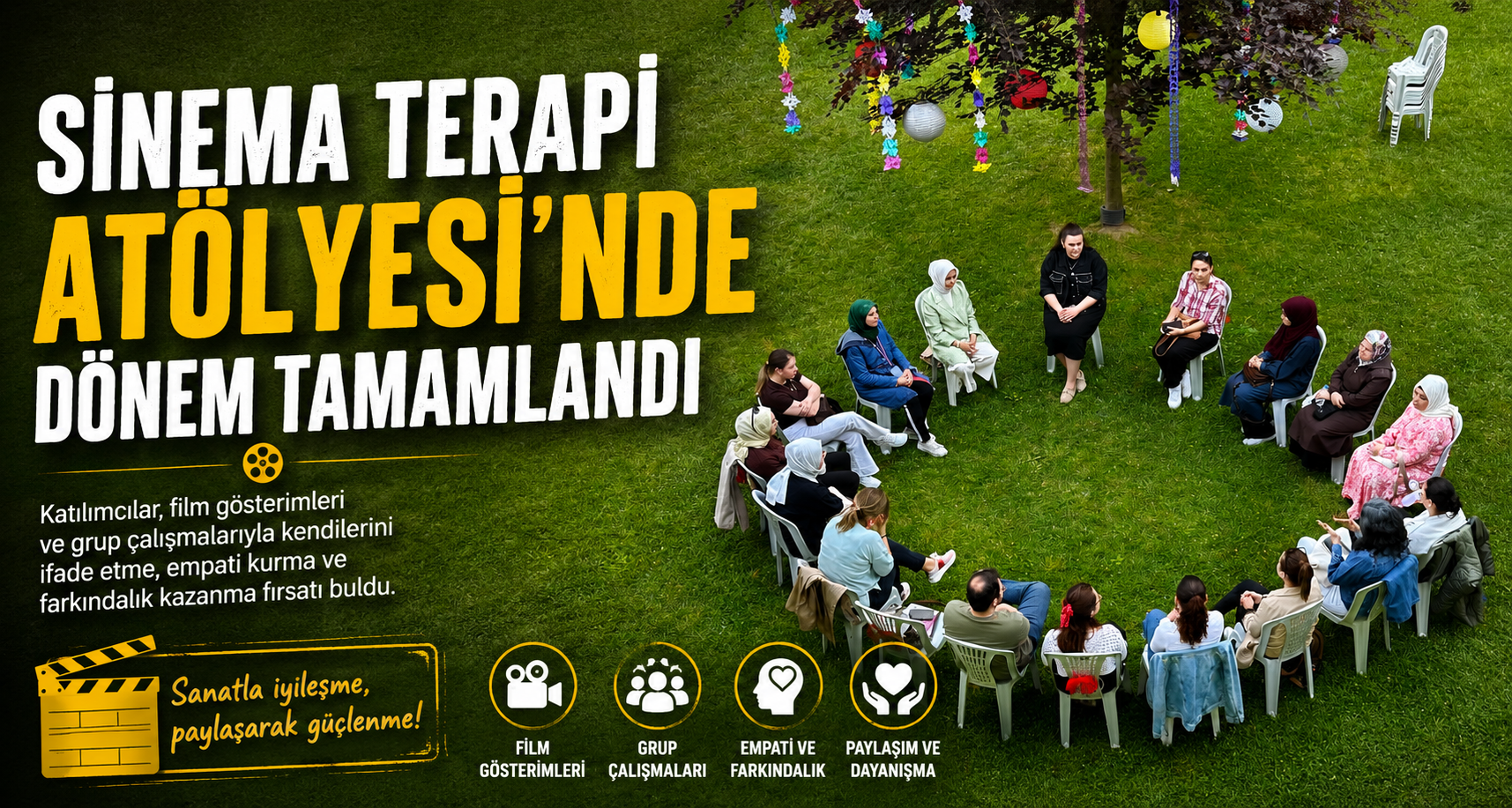 Sinema Terapi Atölyesi’nde dönem tamamlandı