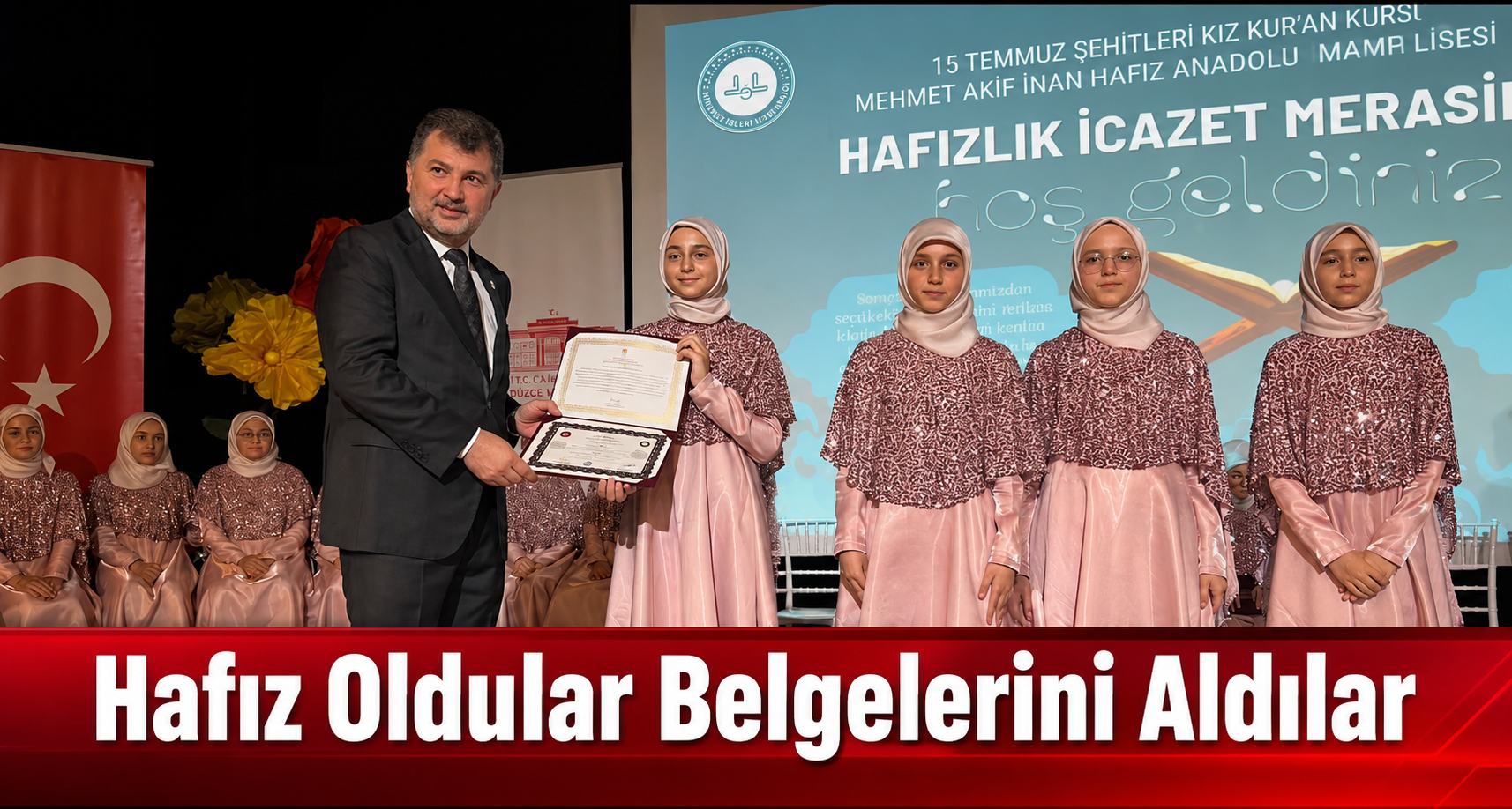 Hafız Oldular Belgelerini Aldılar