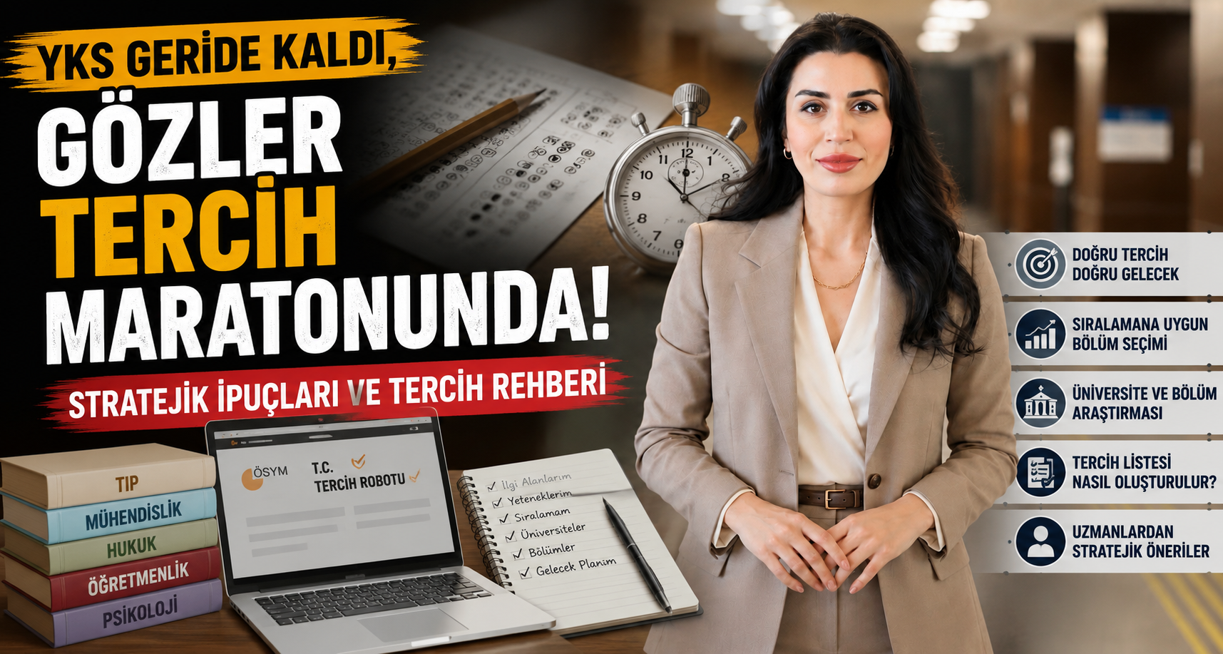 YKS geride kaldı, gözler tercih maratonunda: Stratejik ipuçları ve tercih rehberi