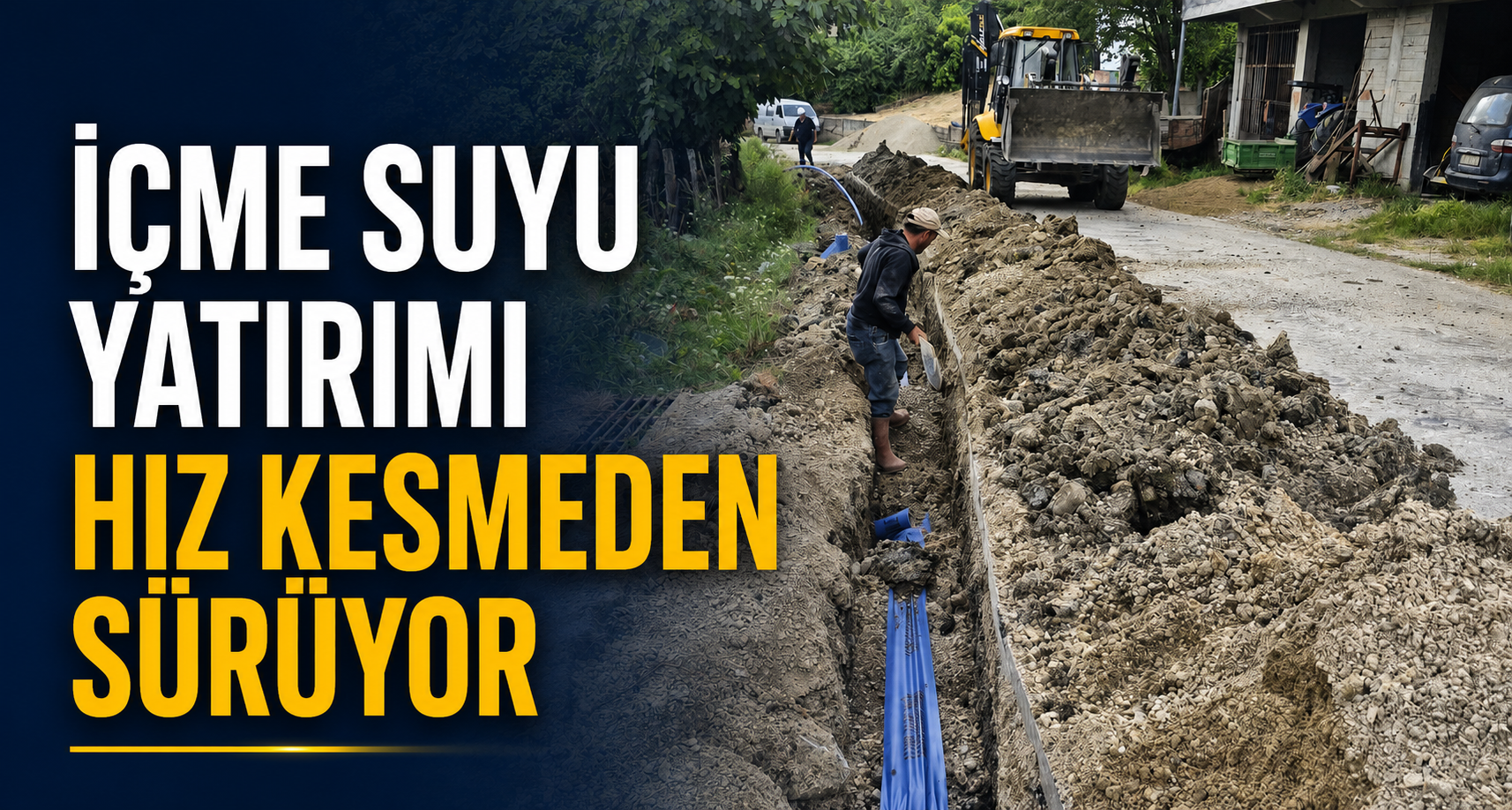 İçme Suyu Yatırımı Hız Kesmeden Sürüyor