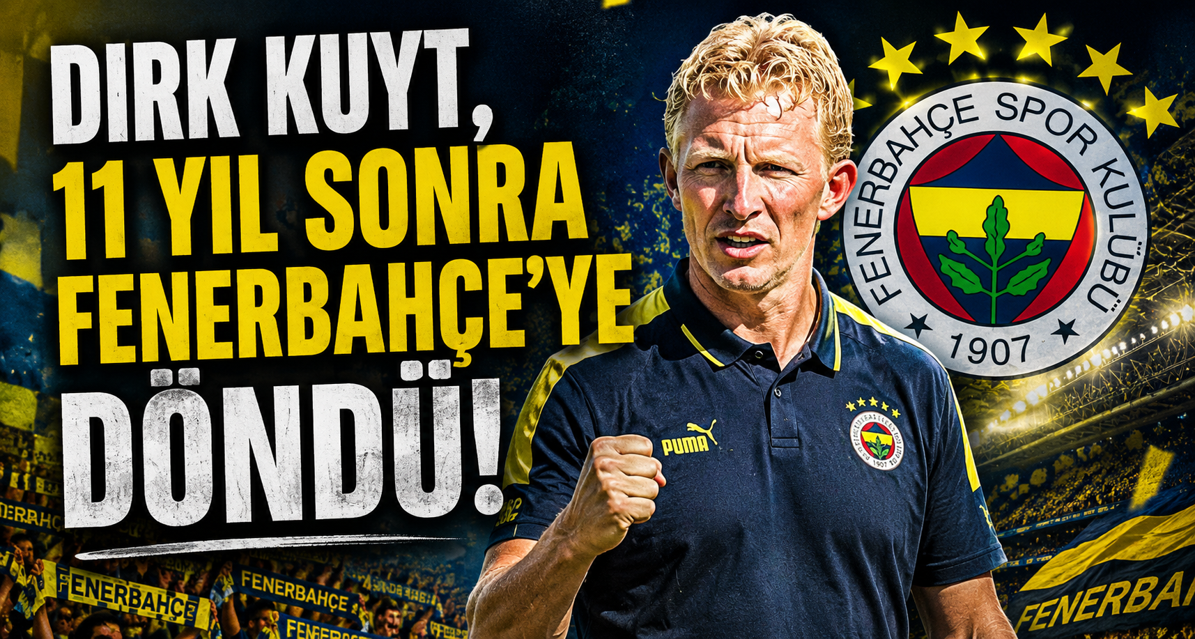 Dirk Kuyt, 11 yıl sonra Fenerbahçe’ye döndü