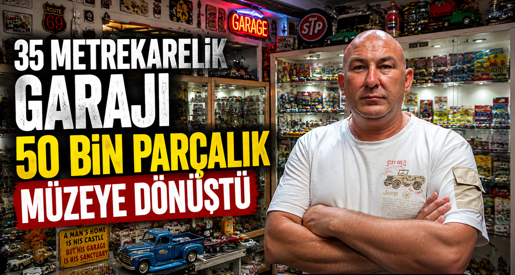 35 Metrekarelik Garajı 50 Bin Parçalık Müzeye Dönüştü