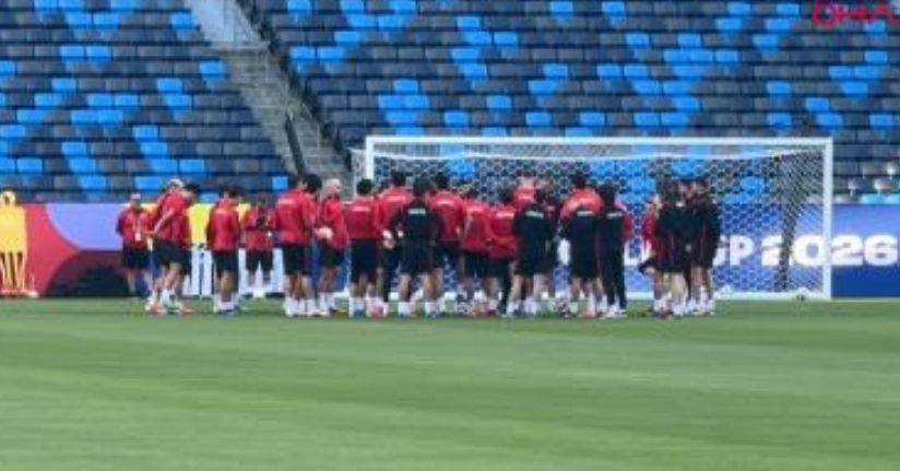 A Milli Futbol Takımı, Los Angeles’taki ilk antrenmanını yaptı