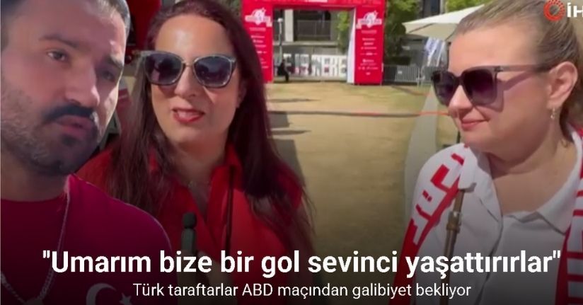 Türk taraftarlar ABD maçından galibiyet bekliyor