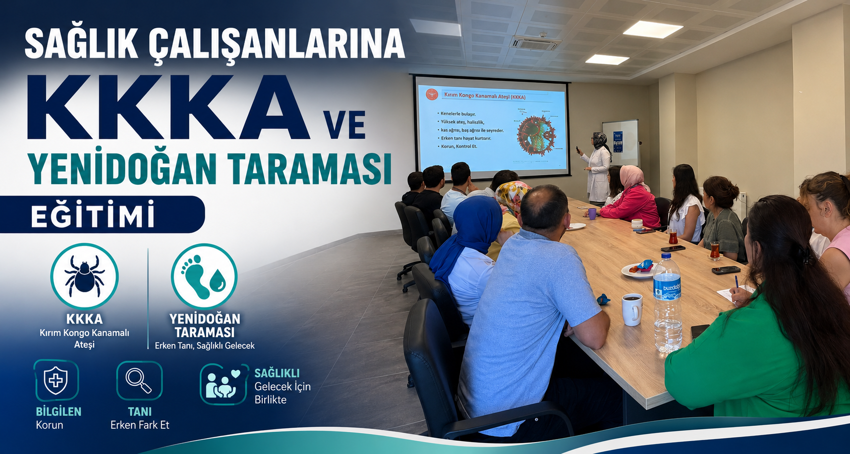 Sağlık Çalışanlarına KKKA ve Yenidoğan Taraması Eğitimi