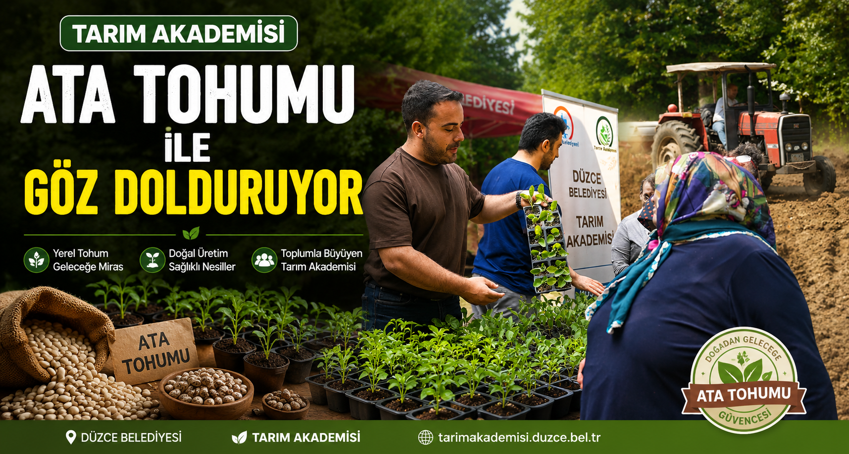 Tarım Akademisi Ata Tohumu İle Göz Dolduruyor