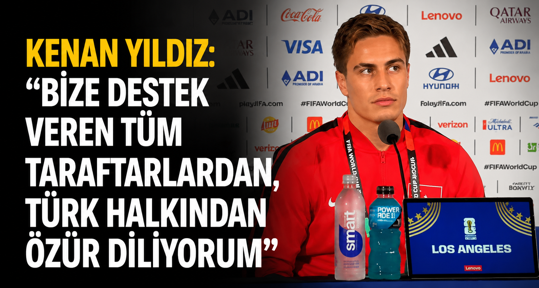 Kenan Yıldız: Bize destek veren tüm taraftarlardan, Türk halkından özür diliyorum