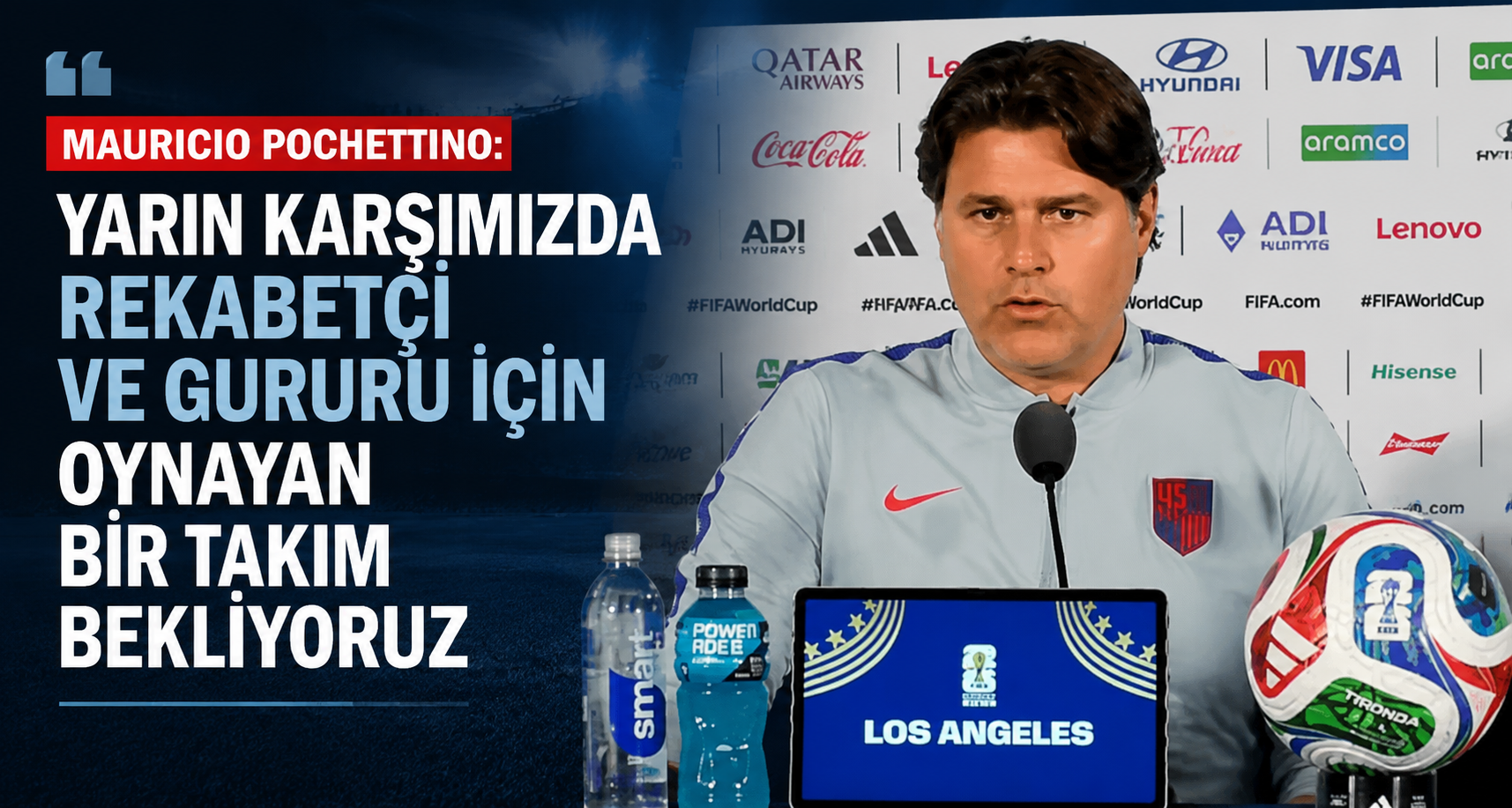 Mauricio Pochettino: Yarın karşımızda rekabetçi ve gururu için oynayan bir takım bekliyoruz