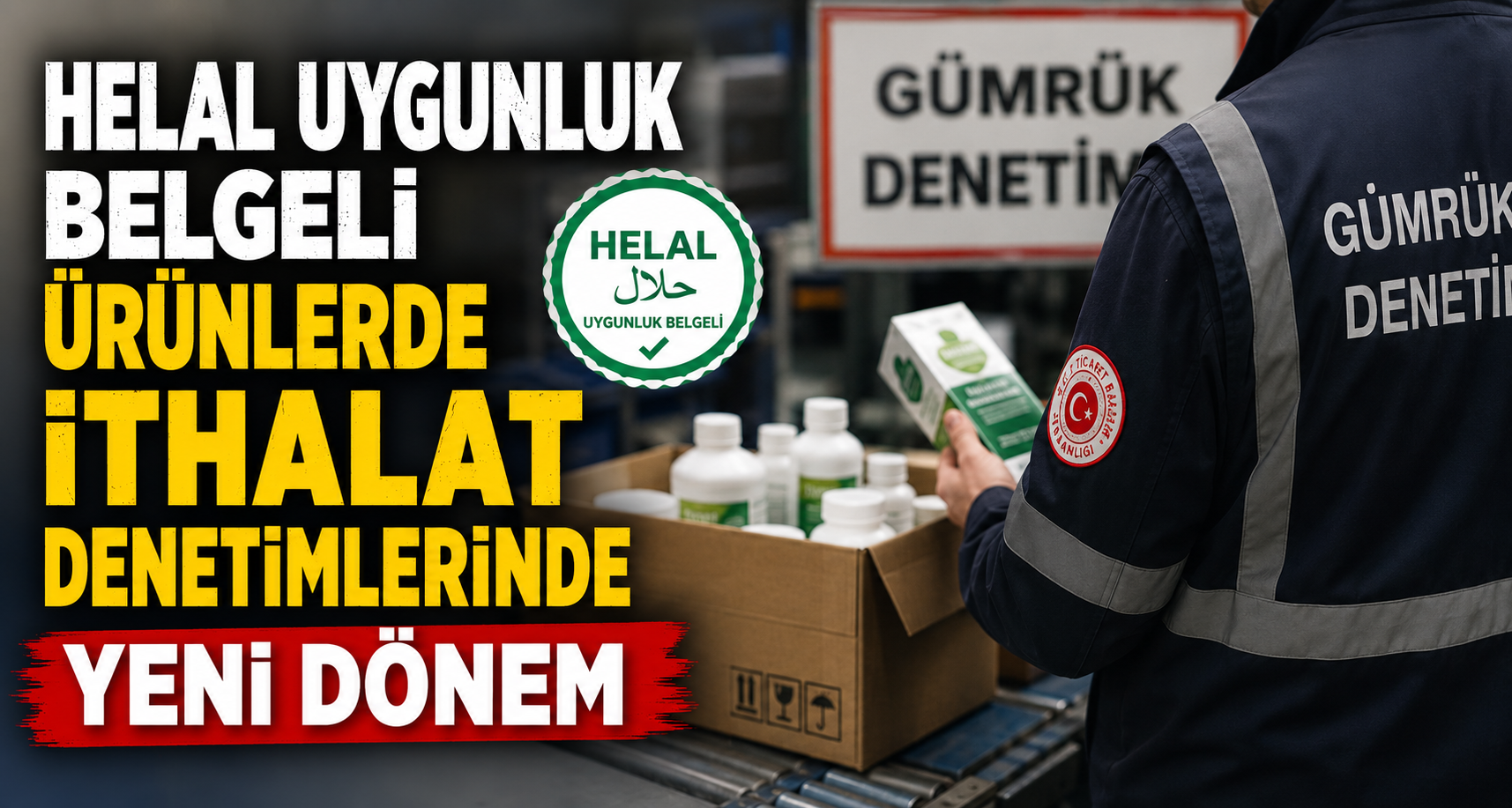 Helal uygunluk belgeli ürünlerde ithalat denetimlerinde yeni dönem