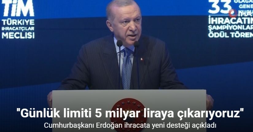 Cumhurbaşkanı Erdoğan: 