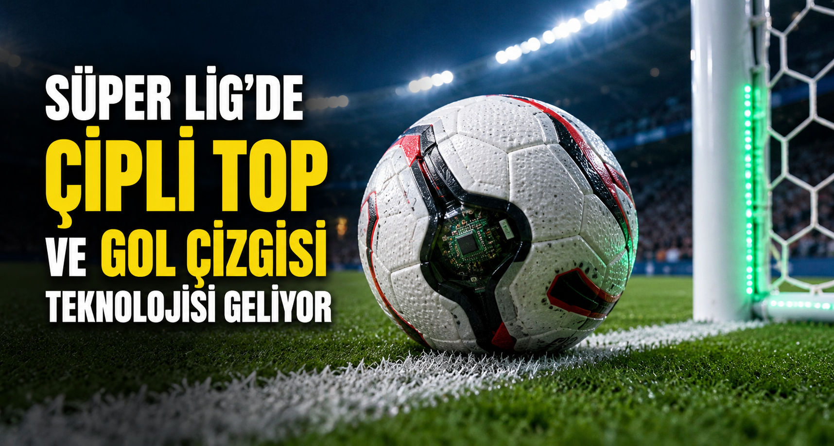 Süper Lig'de çipli top ve gol çizgisi teknolojisi geliyor