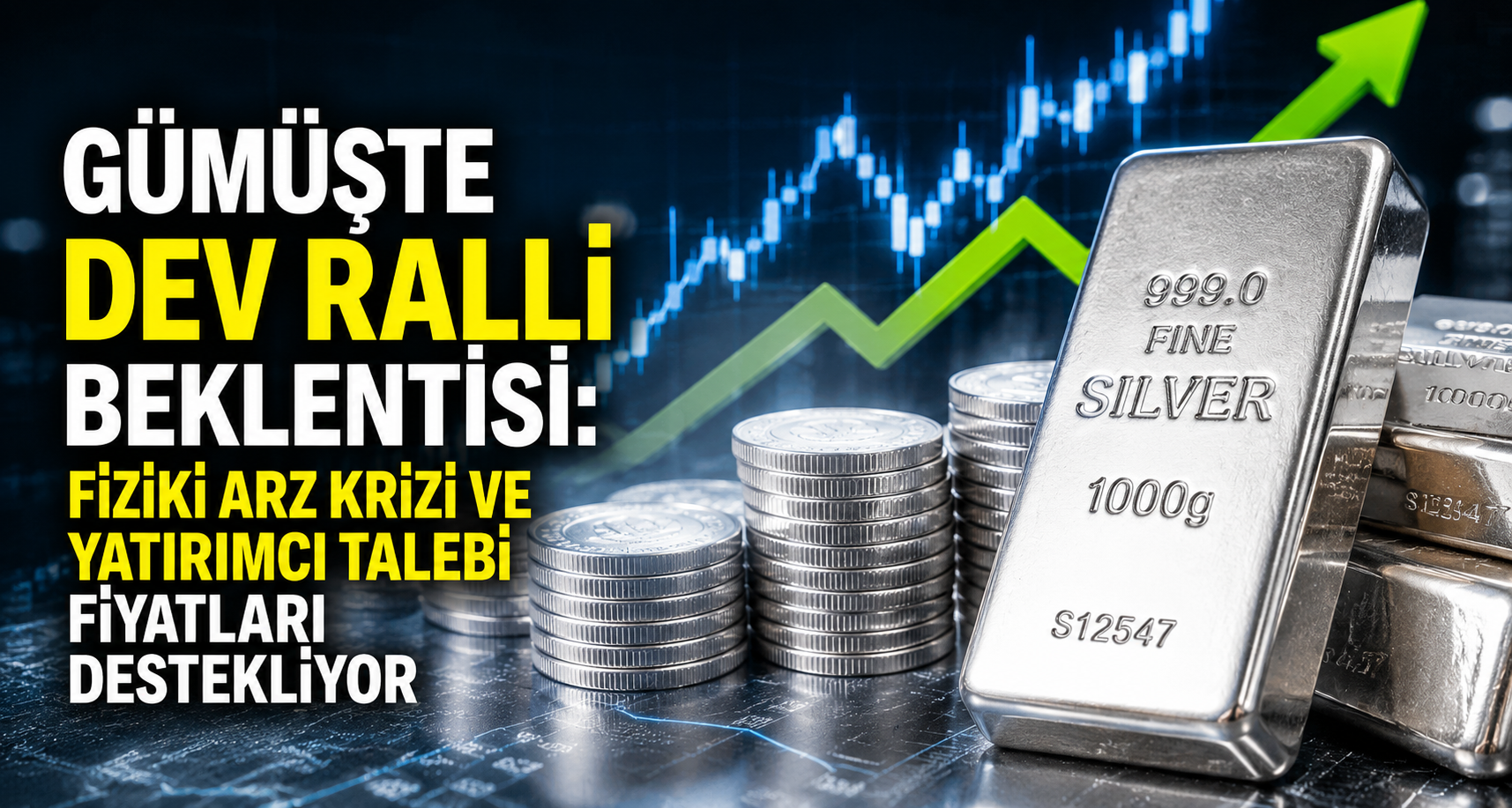 Gümüşte Dev Ralli Beklentisi: Fiziki Arz Krizi ve Yatırımcı Talebi Fiyatları Destekliyor