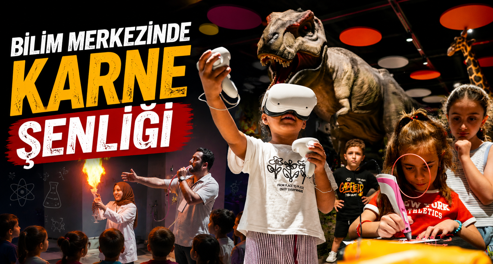 Bilim Merkezinde Karne Şenliği