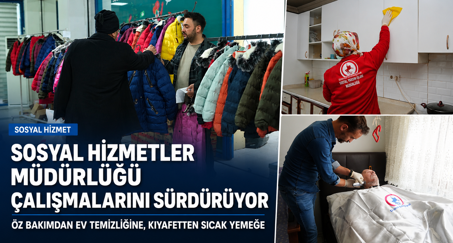 Sosyal Hizmetler Müdürlüğü Çalışmalarını Sürdürüyor