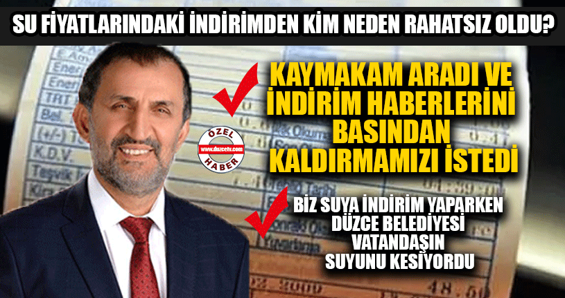 Su Fiyatlarındaki İndirimden Kim Neden Rahatsız Oldu?