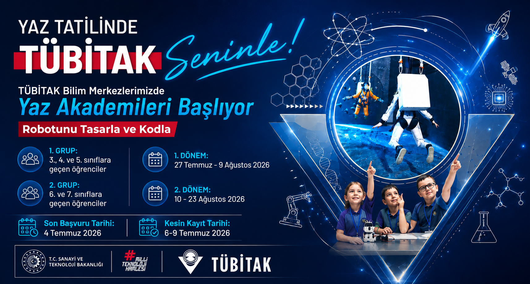 “Robotunu Tasarla Ve Kodla” Temasıyla Gerçekleştirilecek