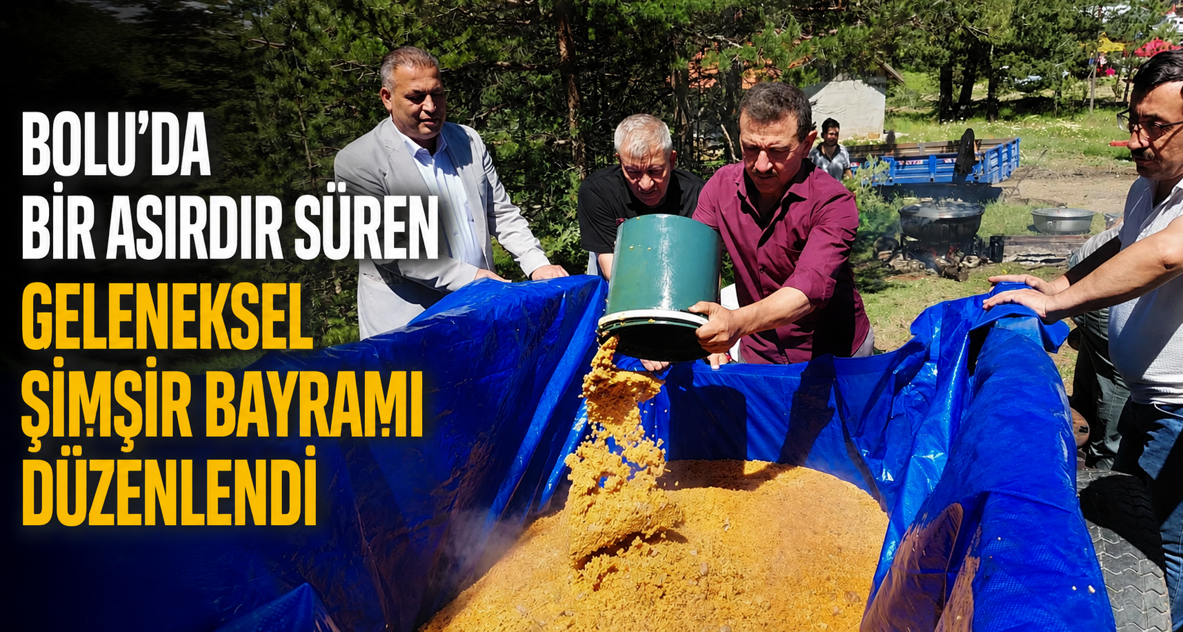 Bolu’da bir asırdır süren geleneksel Şimşir bayramı düzenlendi