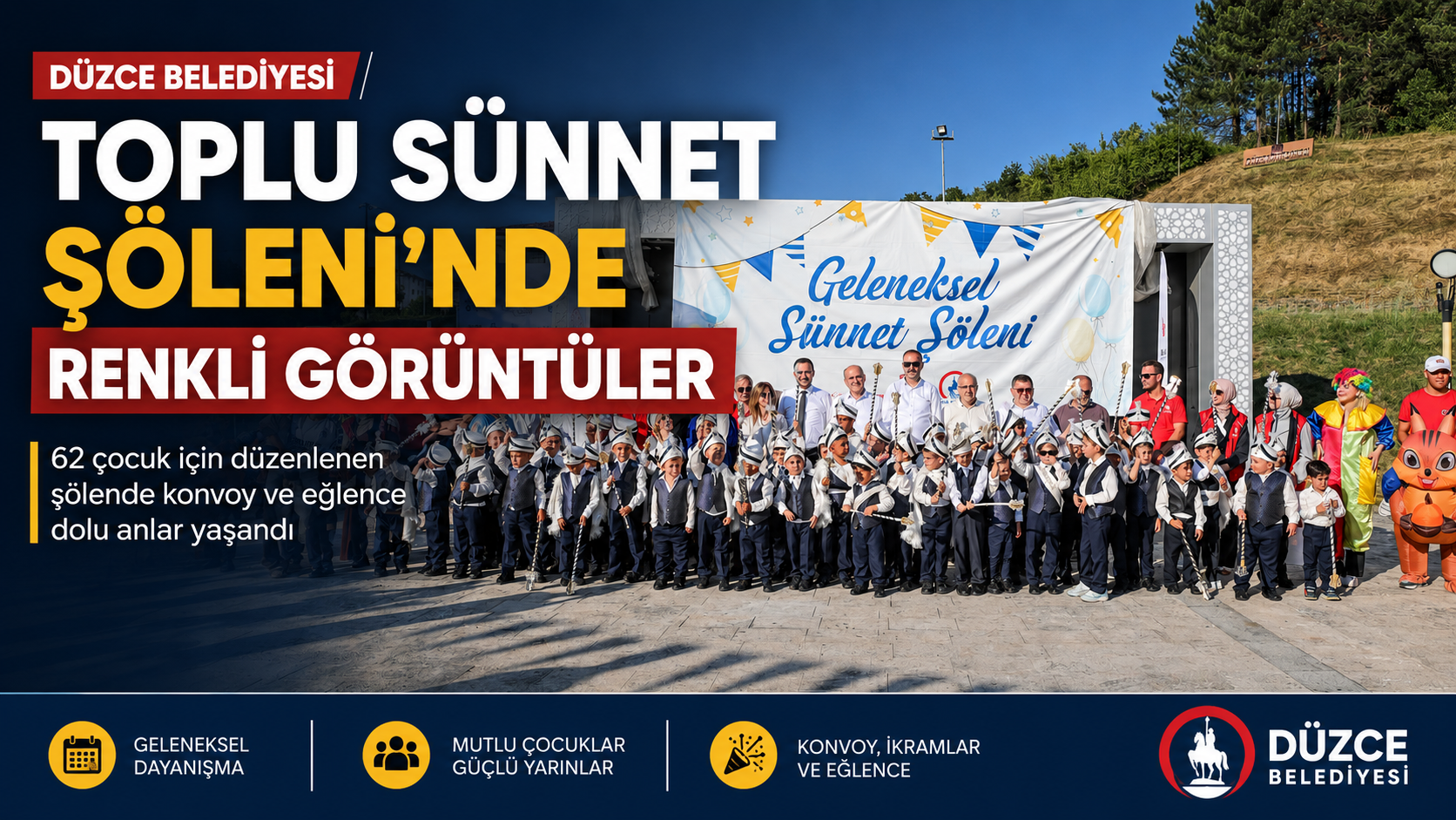 Toplu Sünnet Şöleninde Şehir Turu Attılar