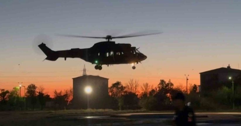 Şehit Abdurrahman Hilal’in cenazesi helikopterle Aksaray’a getirildi