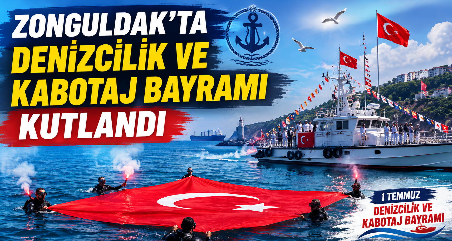 Zonguldak'ta Denizcilik ve Kabotaj Bayramı kutlandı