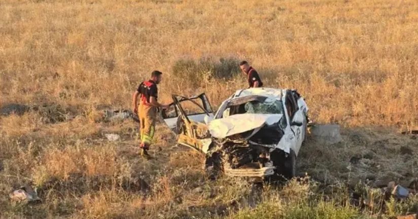 Şırnak’ta otomobil tarlaya uçtu: 1 ölü, 2 yaralı