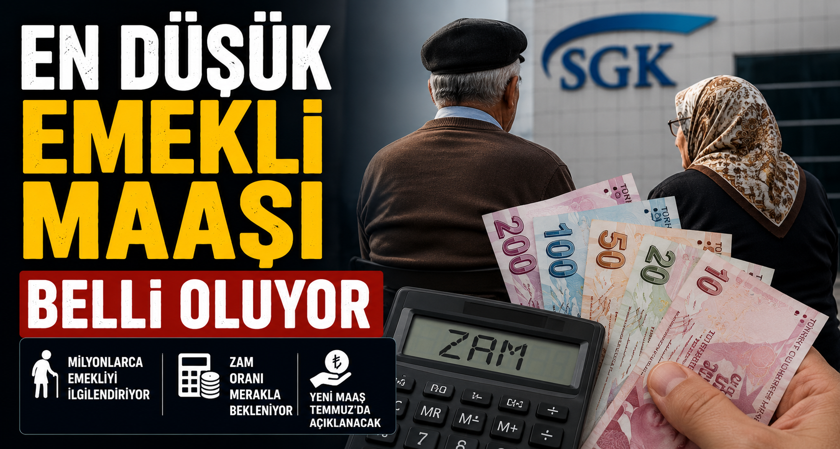En Düşük Emekli Maaşı Belli Oluyor